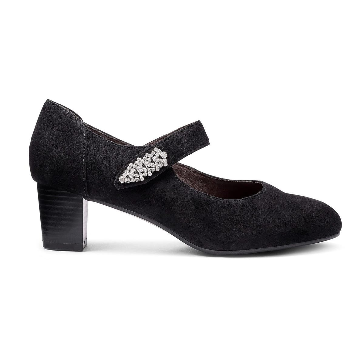 Hotter Hotter Women's 'Duet' Classic Heeled Shoes in Black - 1