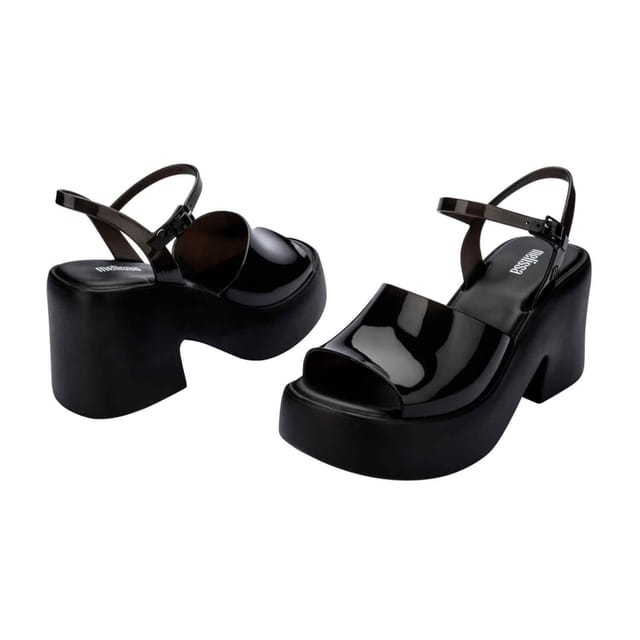Melissa Shoes Melissa Shoes Women's Lina Jelly Platform Heels in Black - 2