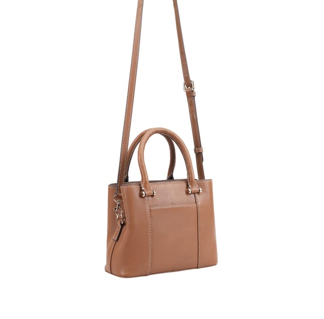 Paul Costelloe Paul Costelloe Women's Pinka Leather Day Bag in Brown - 2