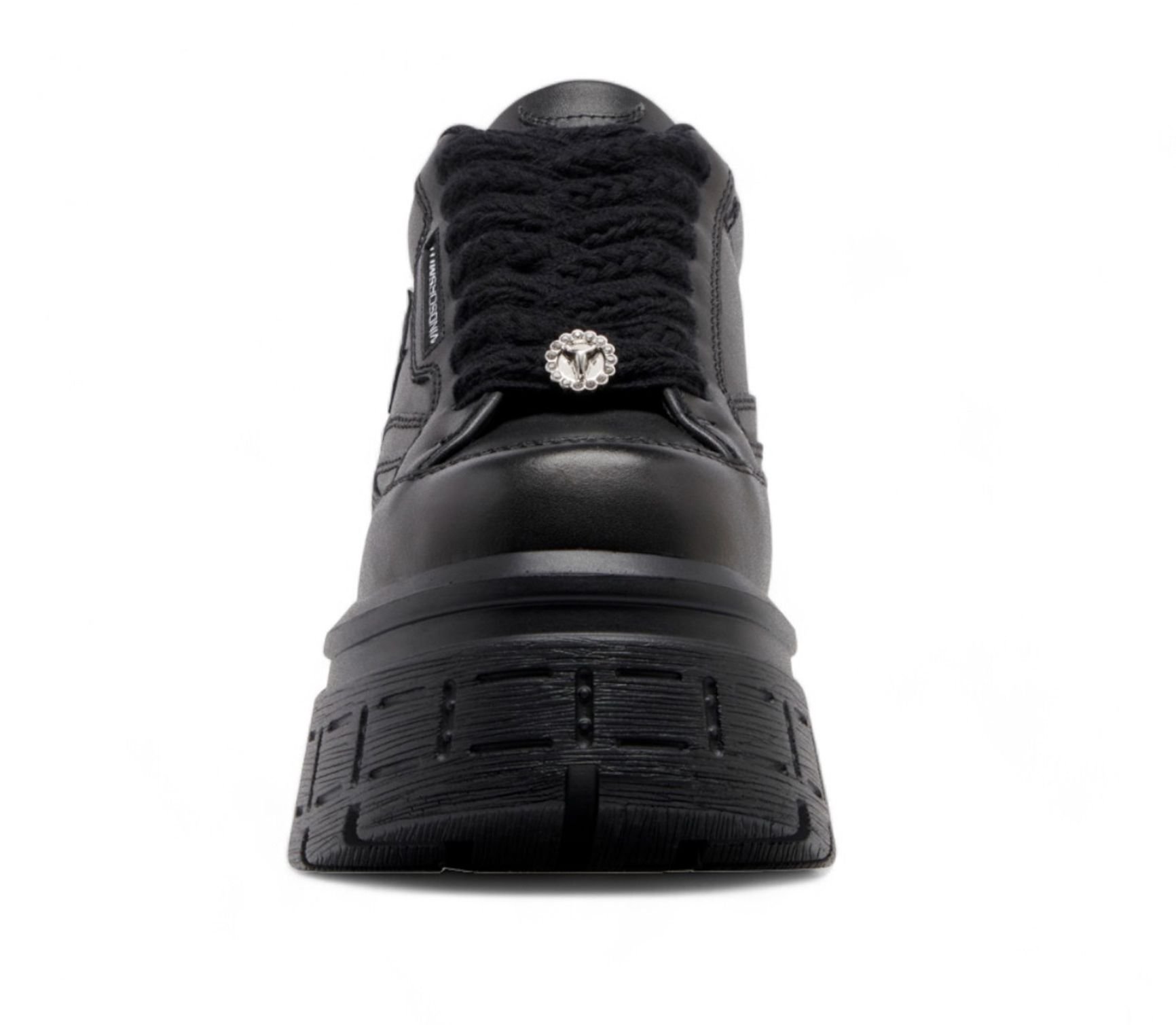 Windsor Smith Windsor Smith Women's Chunky Leather Sneakers - Swerve in Black - 4