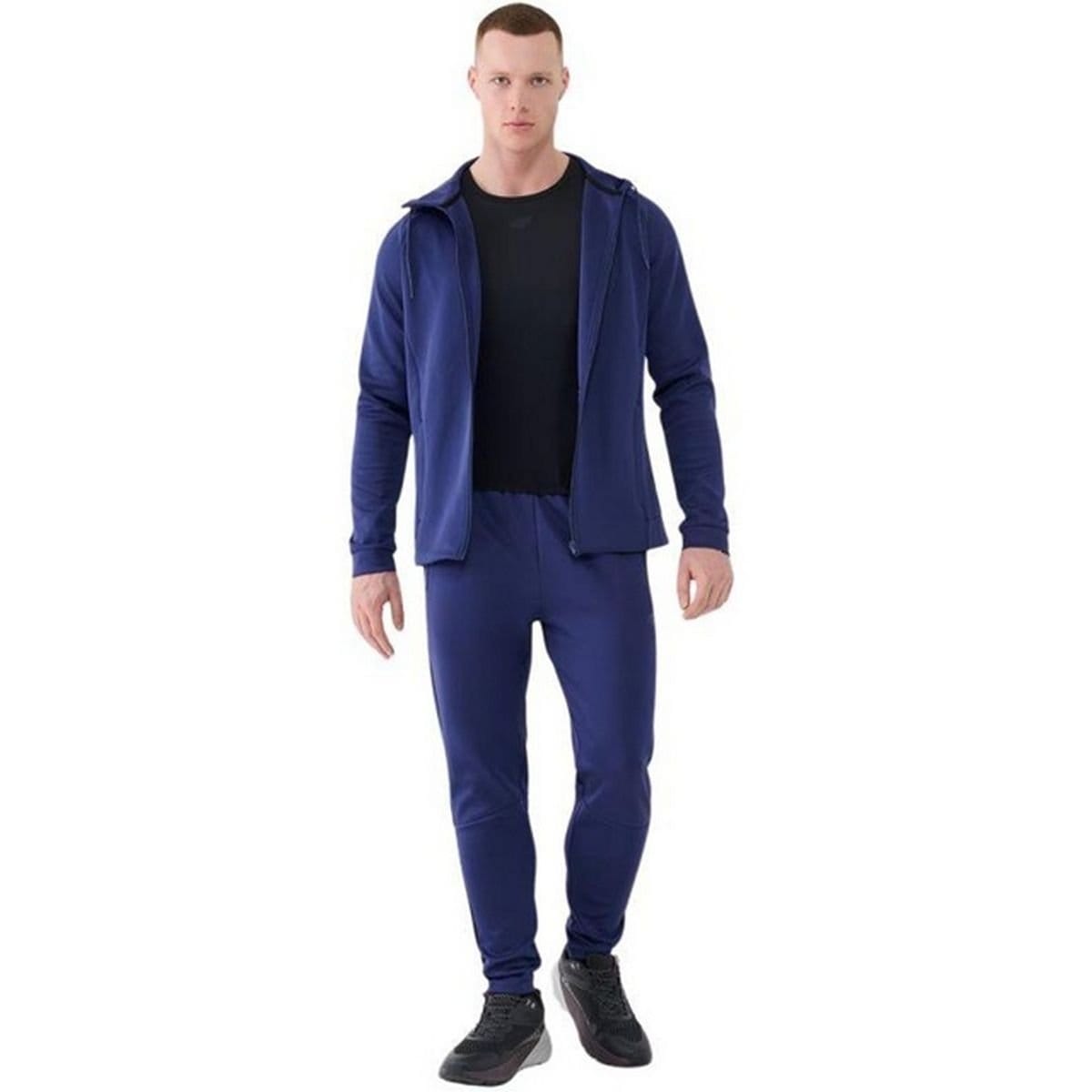 4F 4F Men's FNK M513 Full Zip Hoodie in Navy - 4