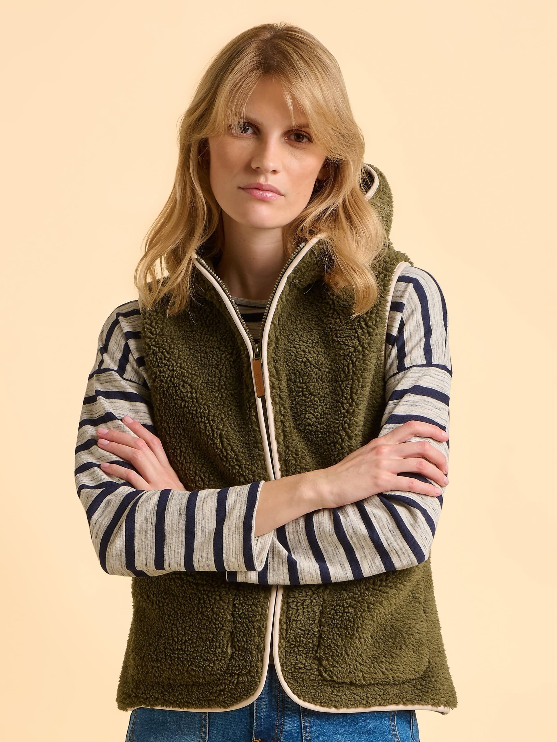 Brakeburn Brakeburn Women's Snug Gilet in Green