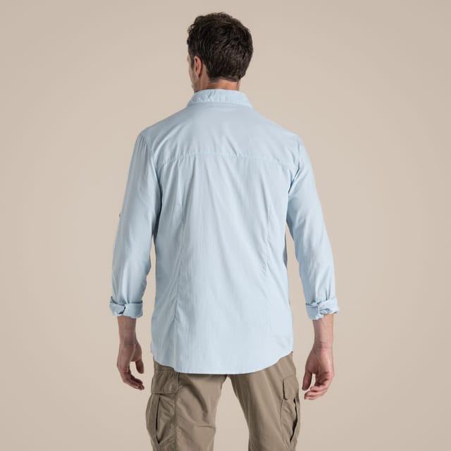 Craghoppers Craghoppers Men's Nosilife Nouro' Long Sleeve Shirt in Blue - 2