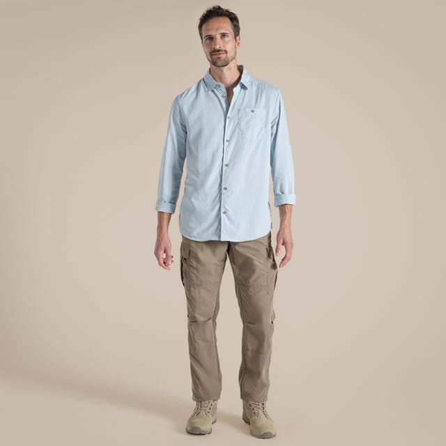 Craghoppers Craghoppers Men's Nosilife Nouro' Long Sleeve Shirt in Blue - 3