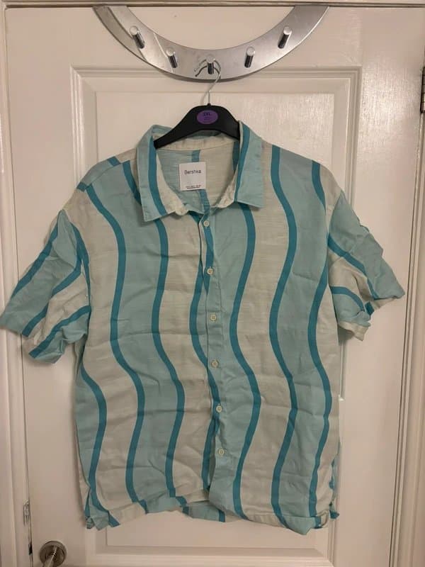 Bershka Turquoise Bershka shirt size M