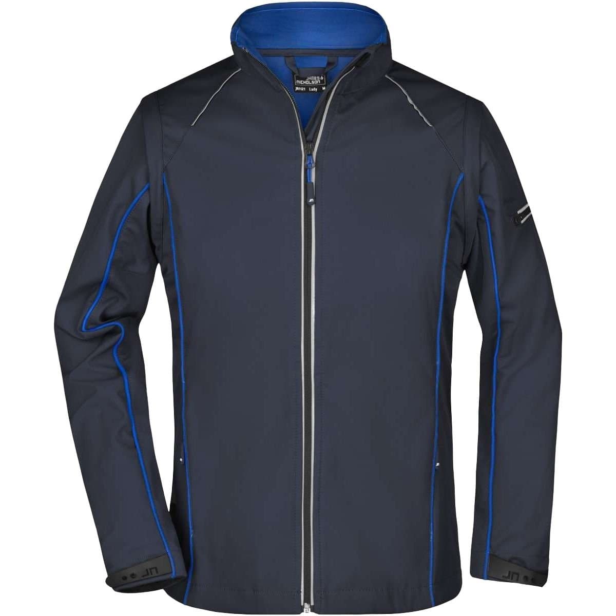 James and Nicholson James and Nicholson Women's Zip-Off Soft Shell Jacket in Dark Navy
