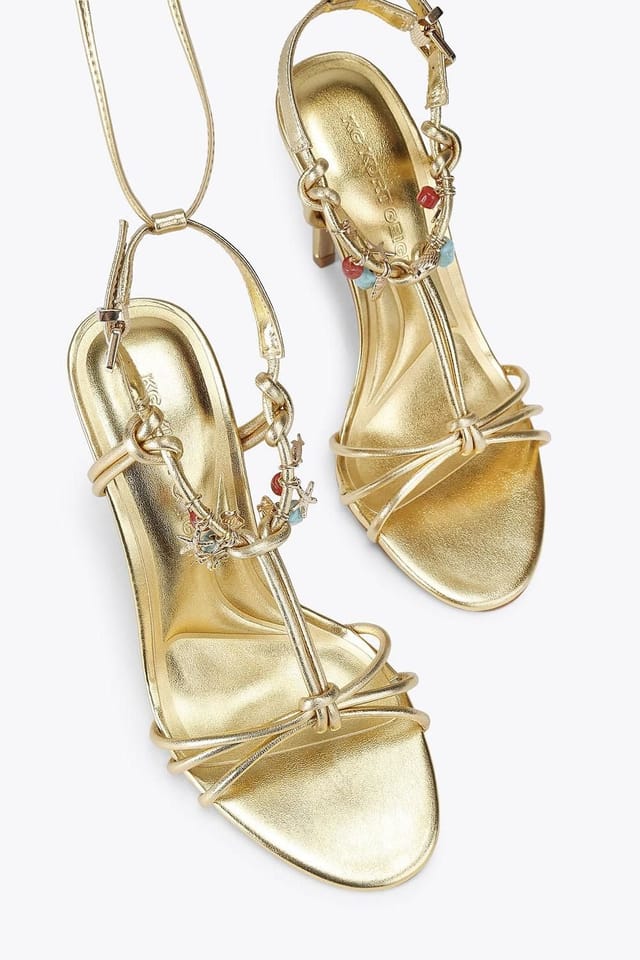 KG Kurt Geiger KG Kurt Geiger Women's 'Roux Heel' Heels in Gold - 2