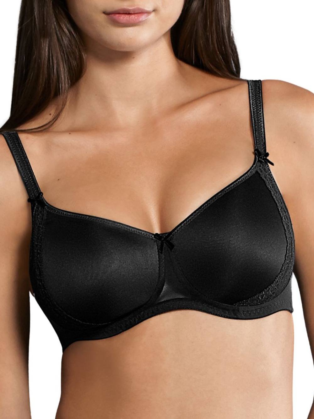 Anita Anita Women's Lace Rose Contour Soft Bra in Black - 2