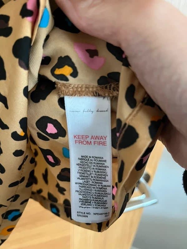 Never Fully Dressed Never Fully Dressed Animal print camisole - size L