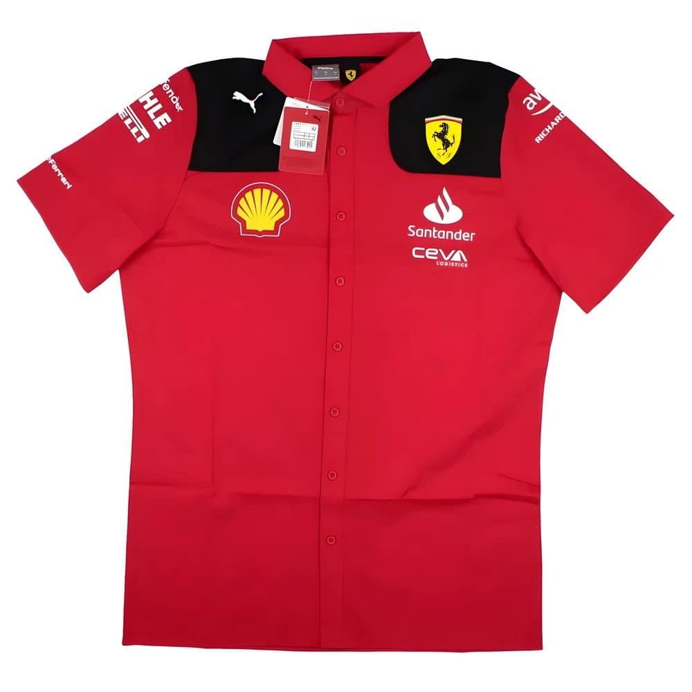 Scuderia Ferrari Scuderia Ferrari Men's Personalised 2023 Team Shirt Red