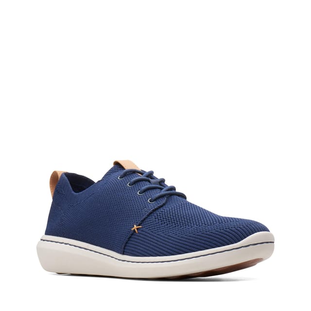 Clarks Clarks Men's Step Urban Mix Navy Trainers in Blue - 2