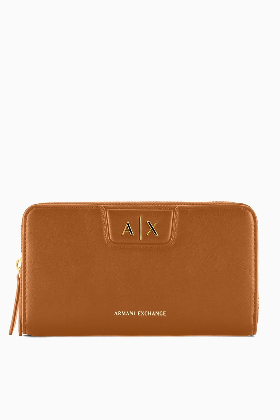 Armani Exchange Armani Exchange Women's Amelie Zip Around Tan