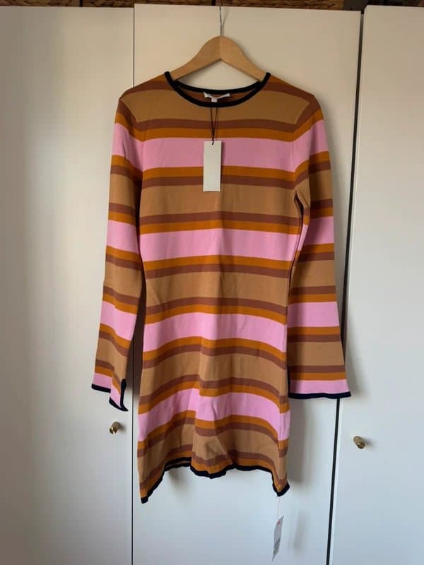 Never Fully Dressed Never Fully Dressed Striped Knit Dress