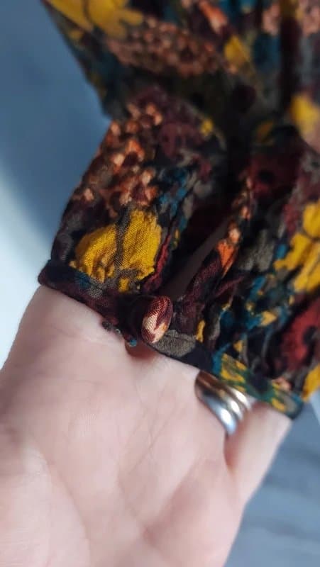 Apricot Size 10 - Apricot - Long Summer Dress - Brown Ochre Floral Design