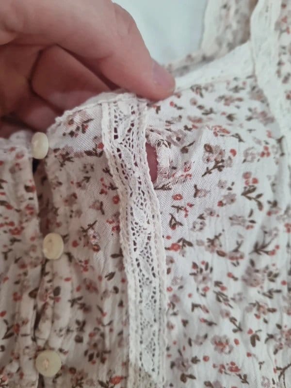 New Look Apricot Floral Blouse