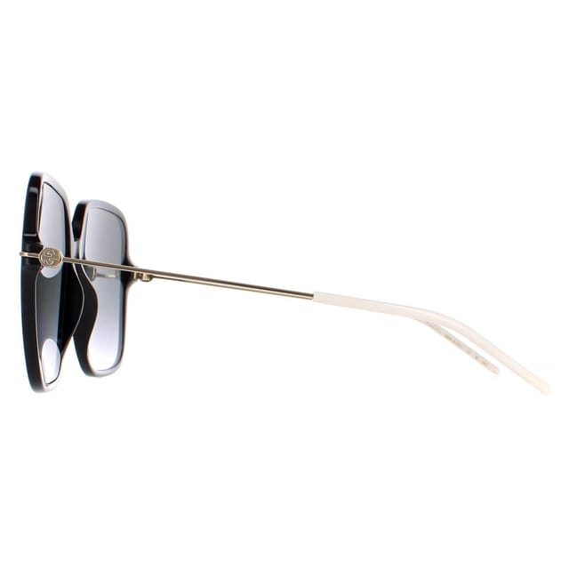 Gucci Gucci Women's Square Shiny Black & Gold Grey Gradient GG1267S - 3