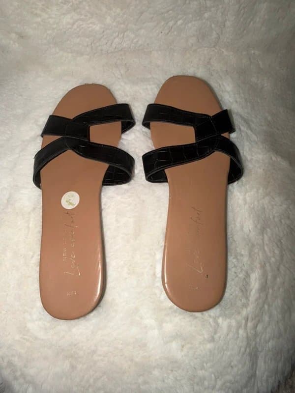 New Look New look leather sandals wide fit