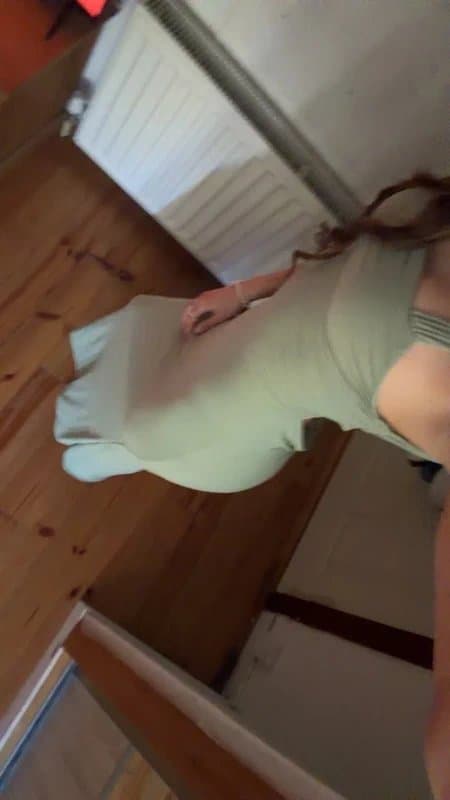 New Look Green backless dress