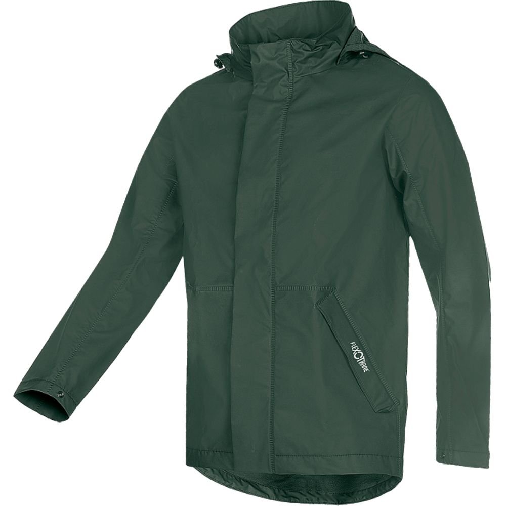 Flexothane Flexothane Men's Classic Ascot Waterproof Jacket in Green - 3