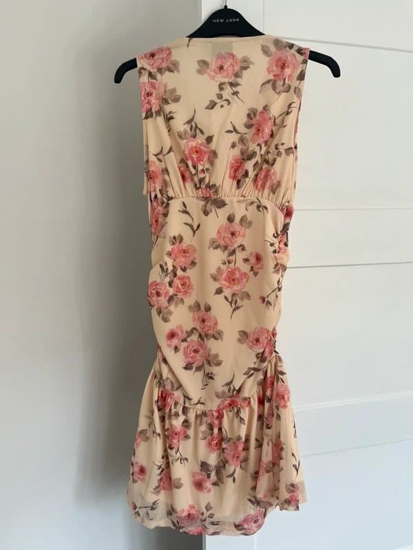 ASOS Yellow floral mini dress