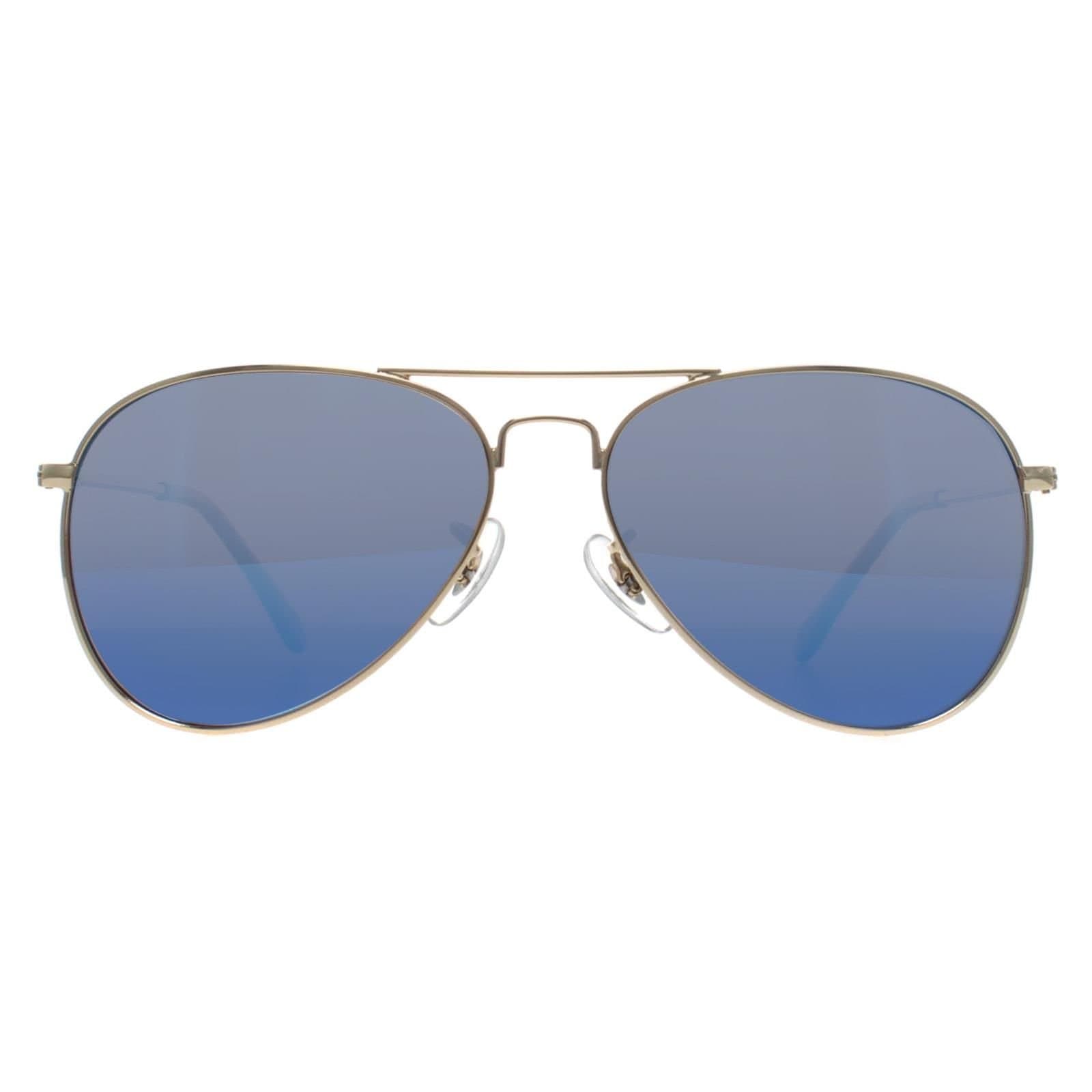 Prive Revaux Prive Revaux Men's Aviator Palladium Blue Gradient Commando Mini in Silver