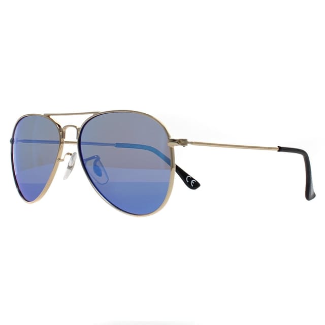 Prive Revaux Prive Revaux Men's Aviator Palladium Blue Gradient Commando Mini in Silver - 2