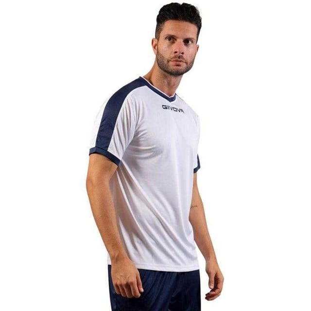Givova Givova Men's lution Interlock T-Shirt in White - 3