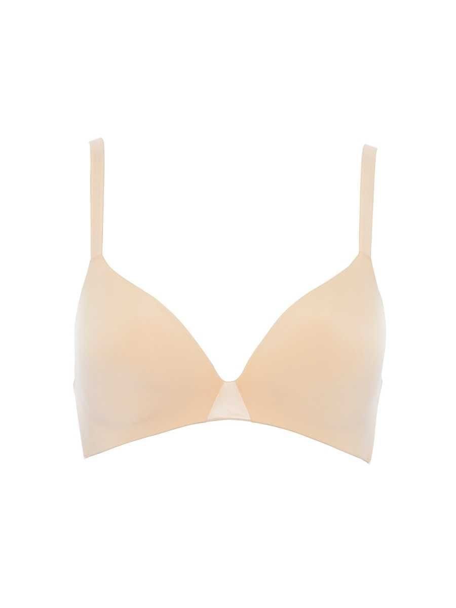 Chantelle Chantelle Women's Essentiall Wirefree Triangle T-Shirt Bra in Nude - 4