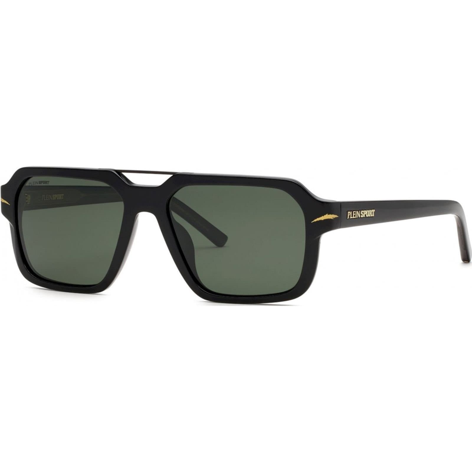 Plein Sport Plein Sport Men's SSP036-57700P Square/Rectangle Sunglasses in Black