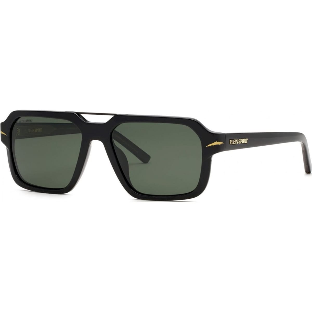 Plein Sport Plein Sport Men's SSP036-57700P Square/Rectangle Sunglasses in Black - 1