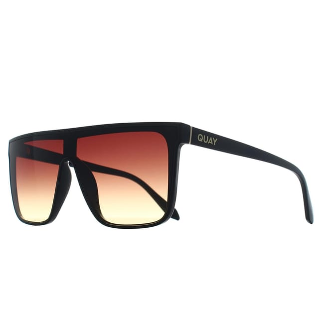 Quay Quay Women's Shield Black Brown Yellow Nightfall Medium - 2