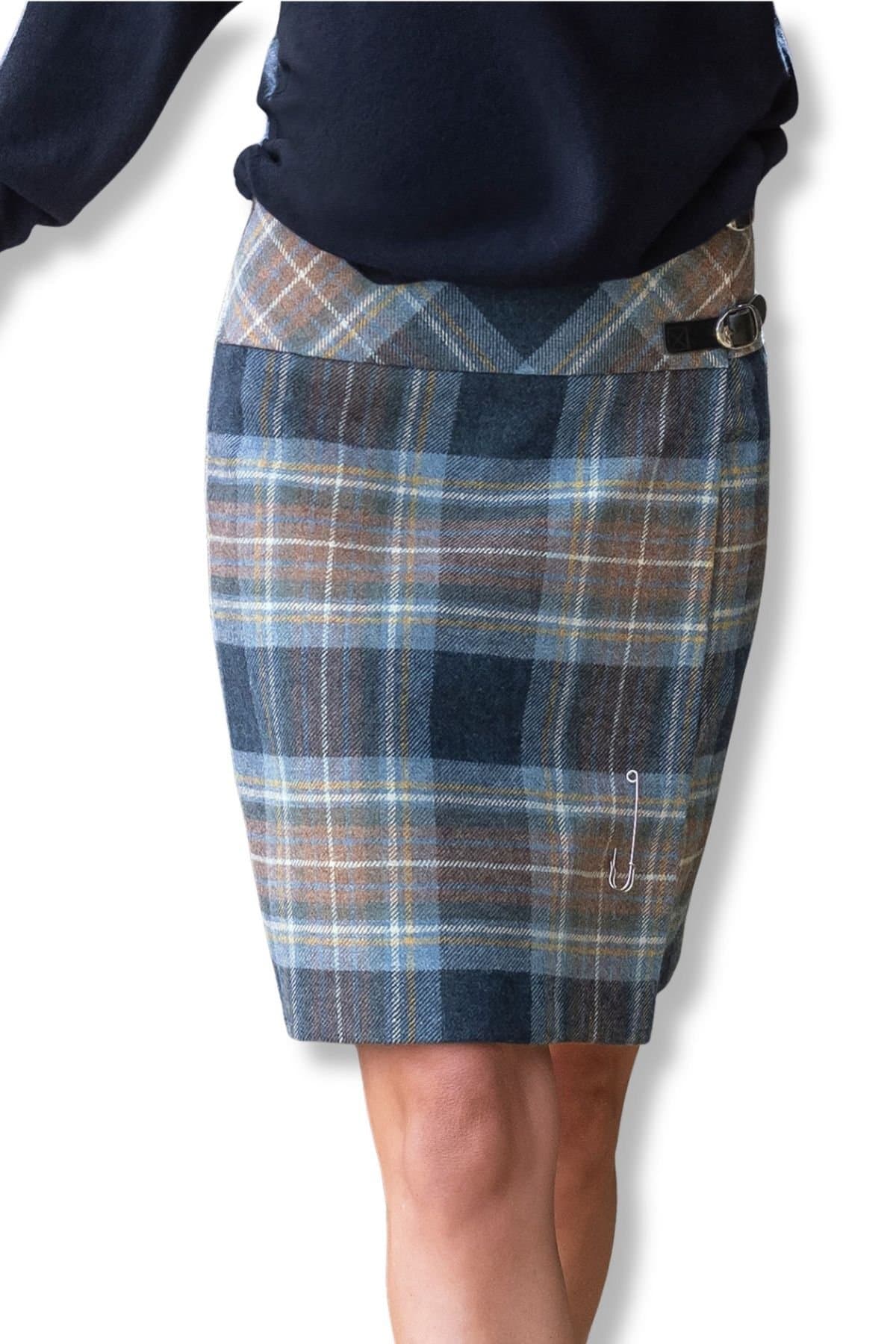 Celtic & Co Celtic & Co Women's The British Celt Kilt in Mid Blue