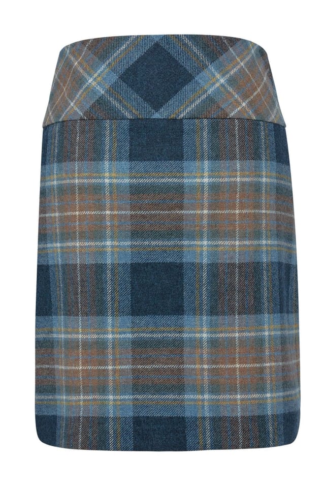 Celtic & Co Celtic & Co Women's The British Celt Kilt in Mid Blue - 3