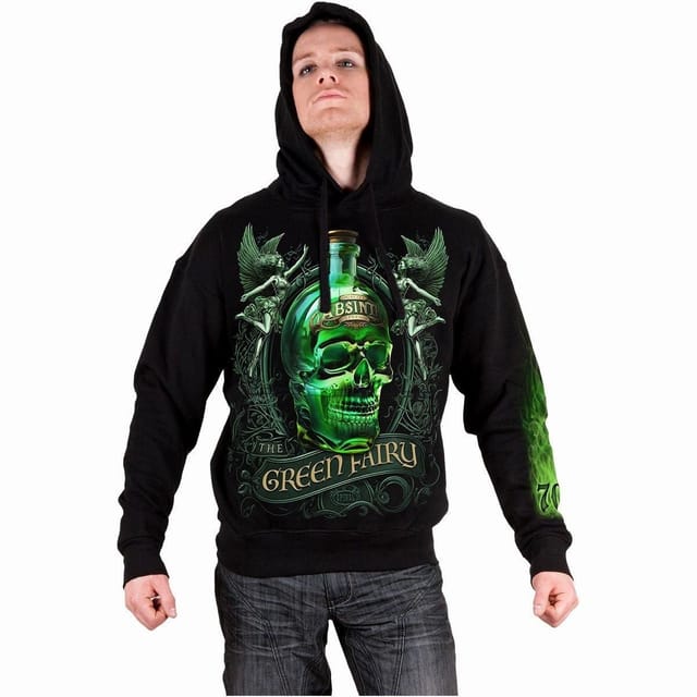 Spiral Spiral Men's THE GREEN FAIRY - Hoody Black - 3