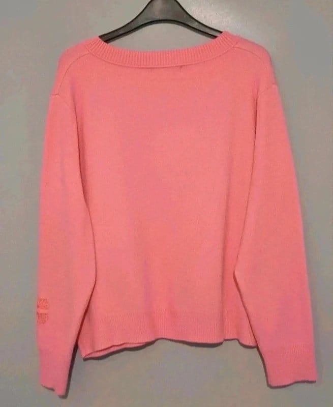 Never Fully Dressed Pink Embroidered Cardigan - Size 14