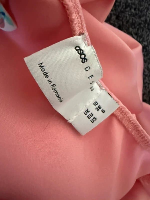 ASOS ASOS Pink Silk maxi skirt