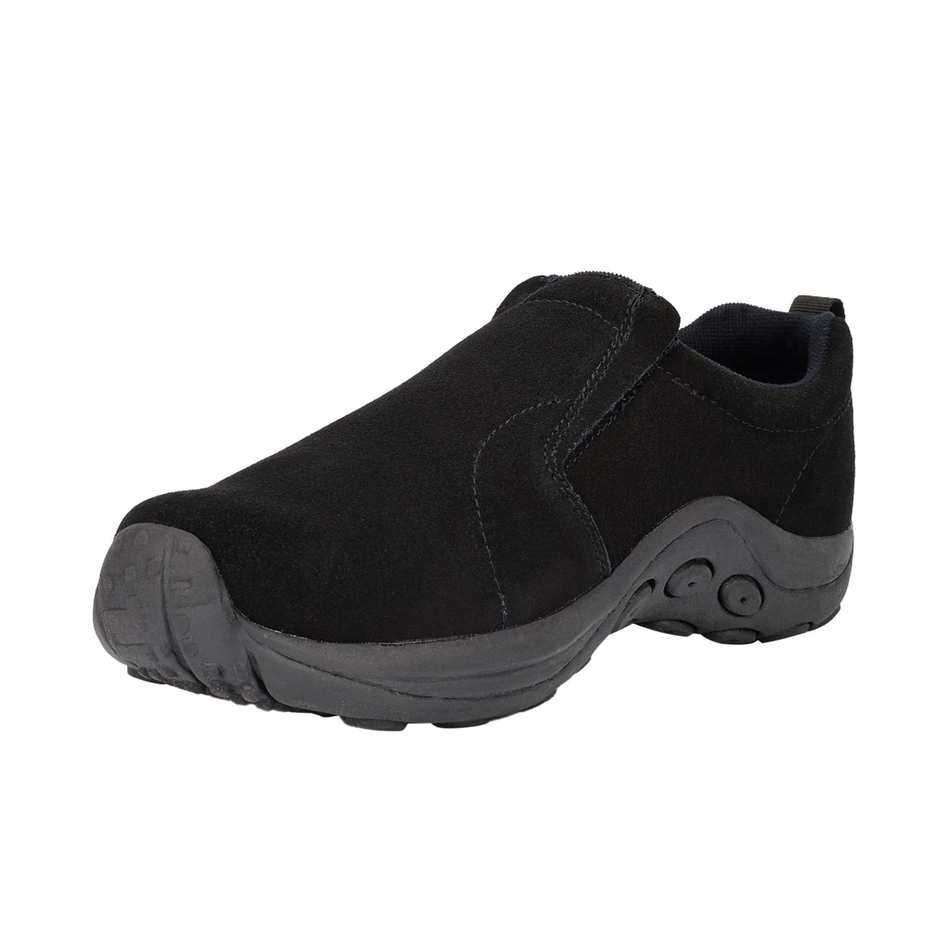 PDQ PDQ Men's Real Suede Ryno Slip-On Casual Trainers in Black - 4