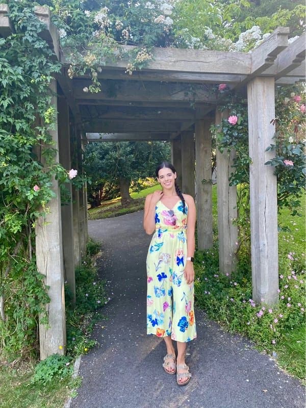 ASOS ASOS yellow floral jumpsuit