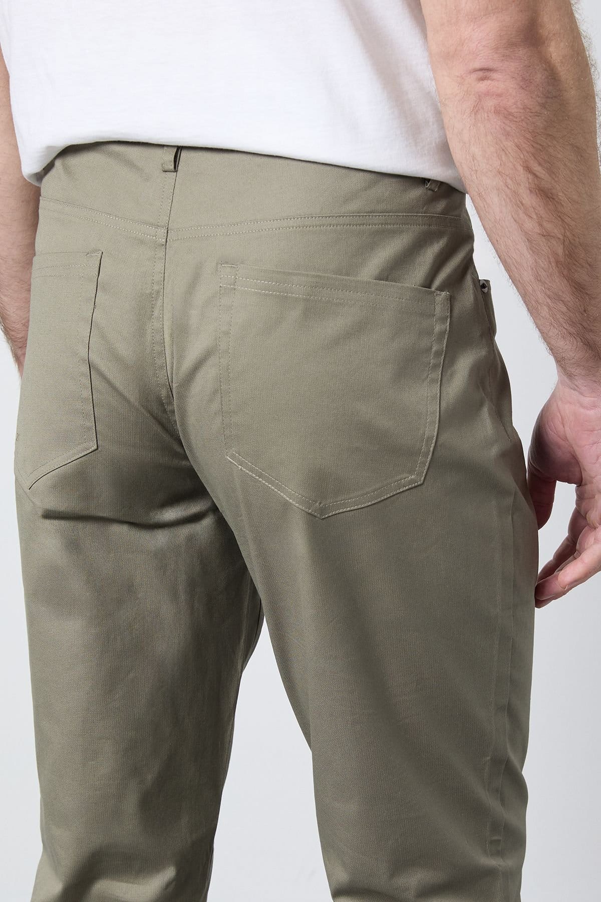 Maine Maine Men's Khaki Smart Cotton Textured Slim Fit Jeans - 4