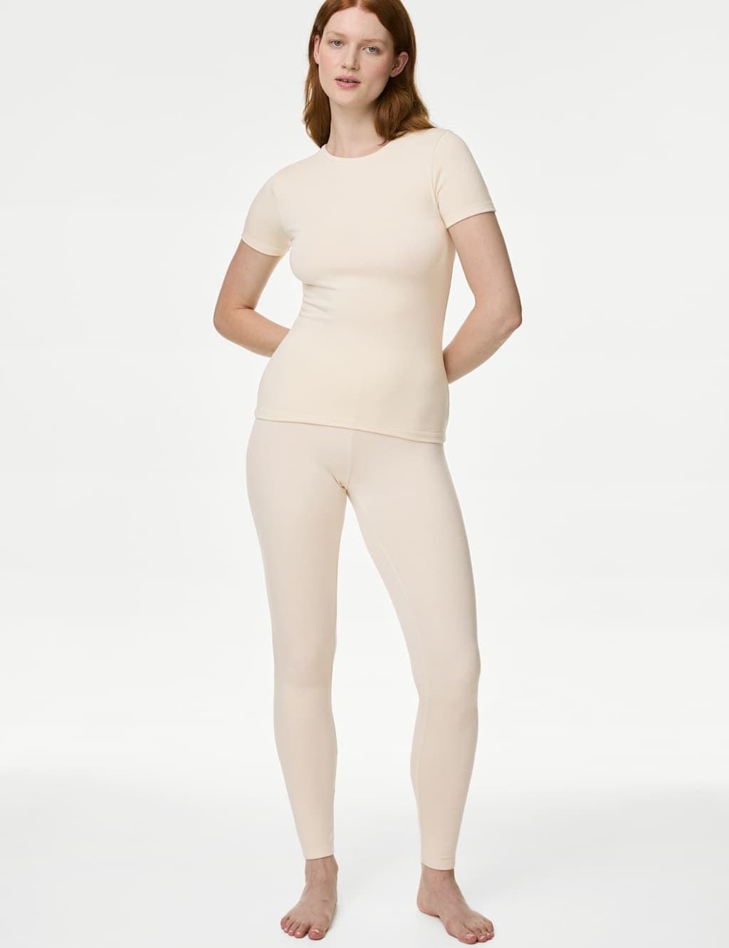Marks & Spencer M&S Heatgen™ Thermal Leggings Light Cream