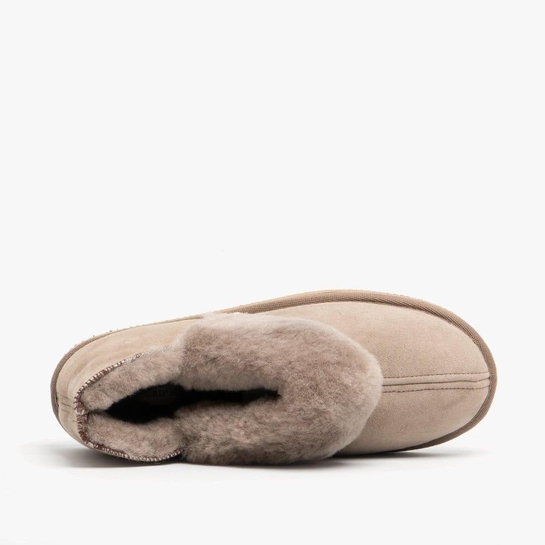 Shepherd Shepherd Women's Karin Pull On Ankle Slipper Boots in Taupe - 4