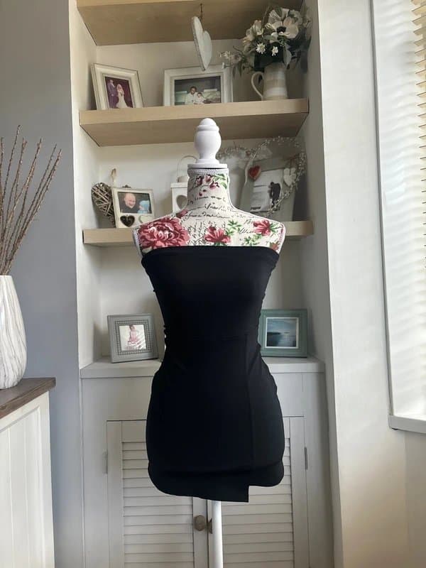 Bershka Bershka black mini dress