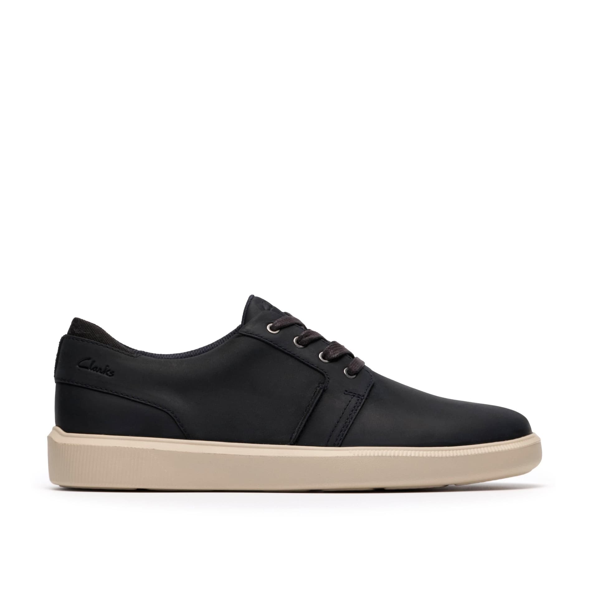 Clarks Clarks Men's Brodin Seam Navy Trainers, Lace Up