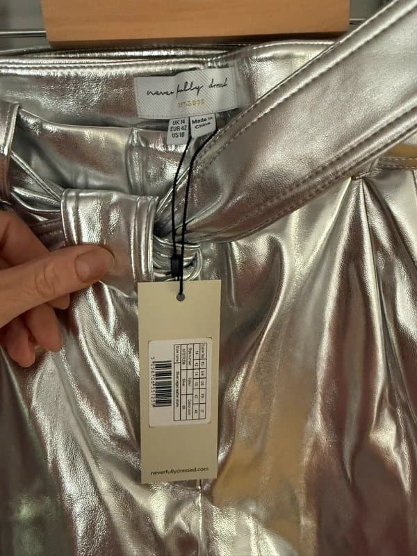 Never Fully Dressed Ladies metallic shorts