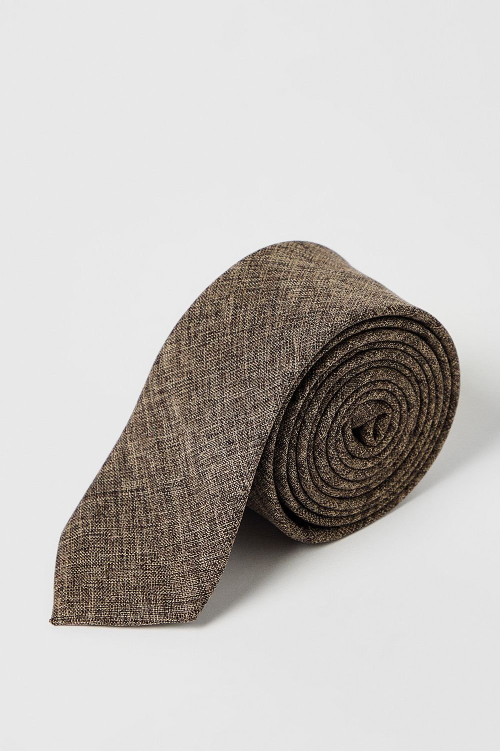 Burton Burton Men's Brown Tweed Tie - 2