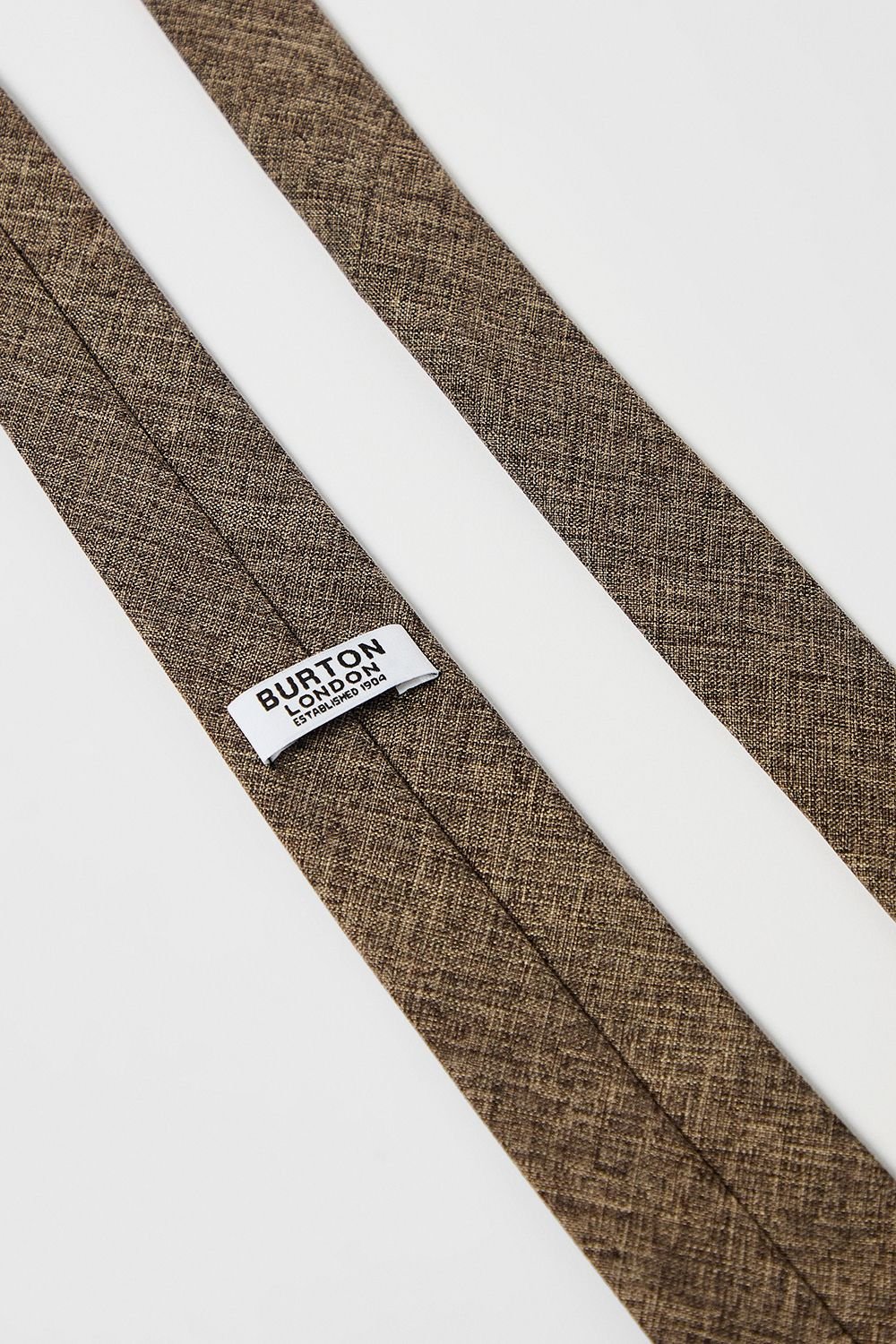 Burton Burton Men's Brown Tweed Tie - 4