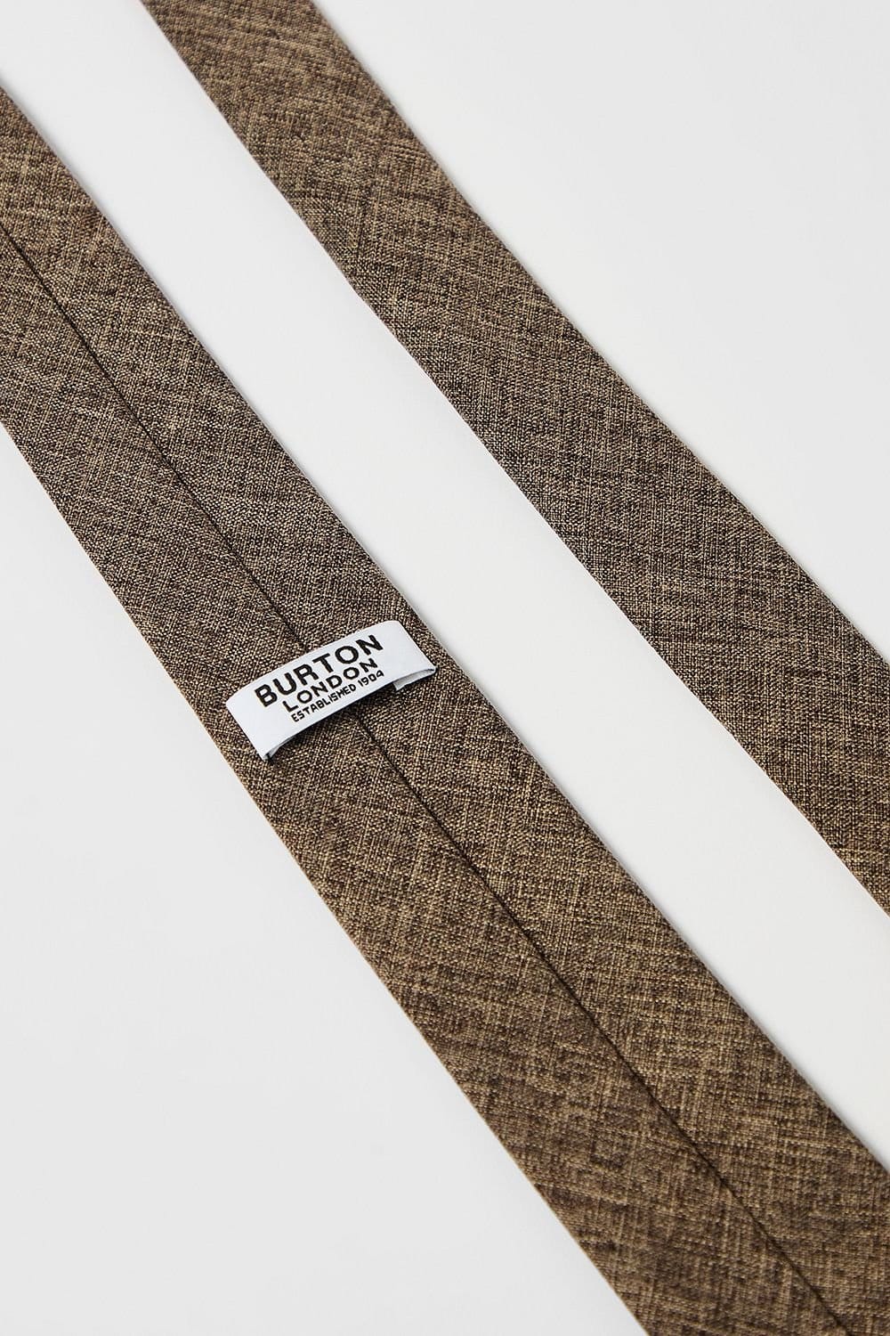 Burton Burton Men's Brown Tweed Tie - 4