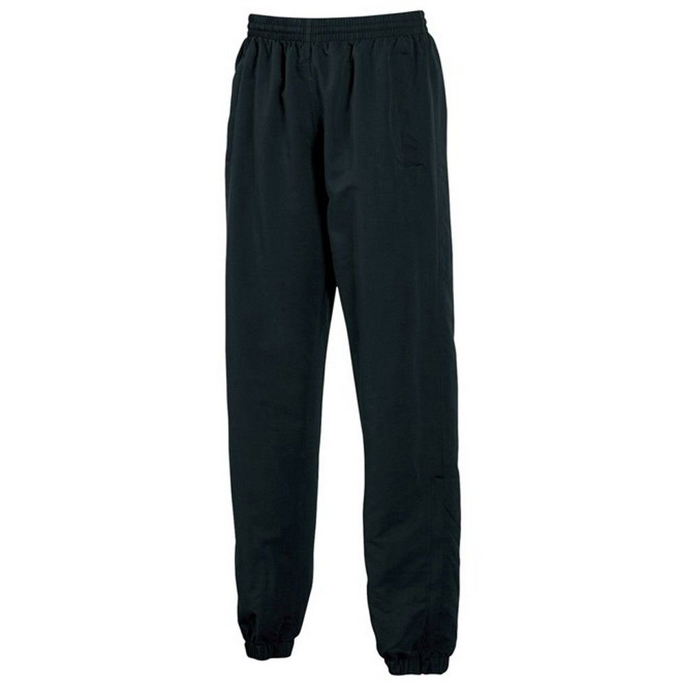 Tombo Tombo Men's Cuffed Tracksuit Bottoms in Black - 2