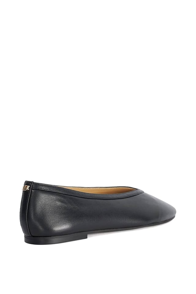 Dune London Dune London Women's 'Hetta' Leather Ballet Pumps in Black - 3