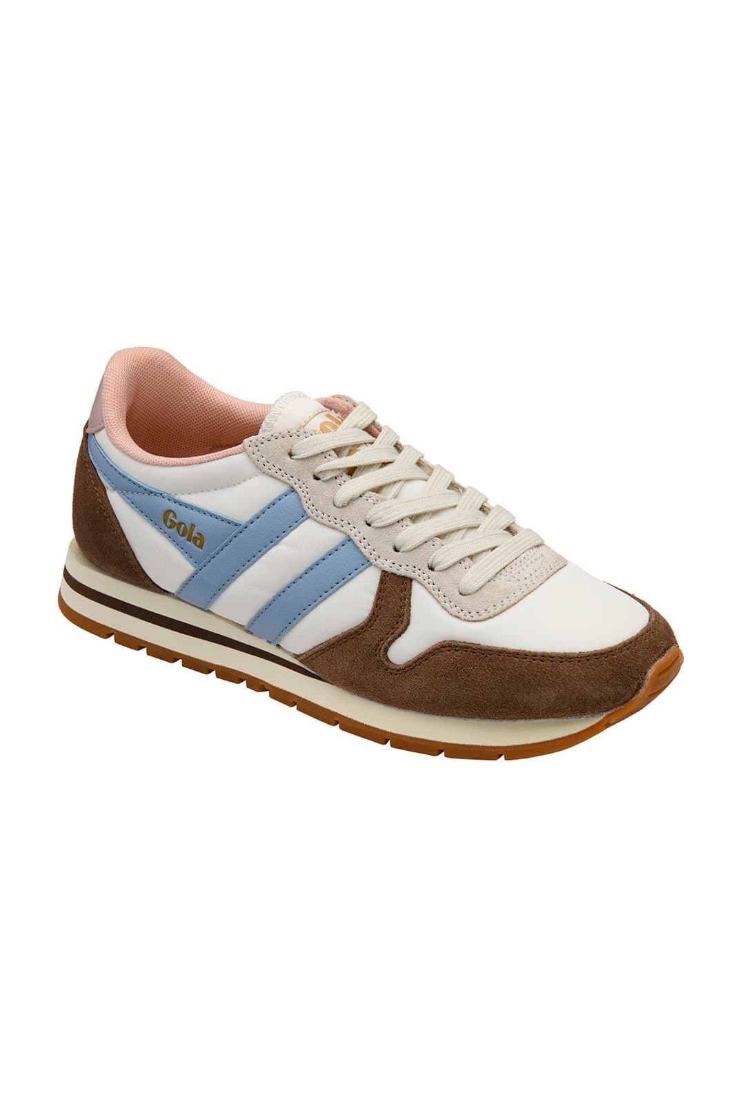 Gola Classics Gola Classics Women's 'Daytona Chute' Nylon Lace-Up Trainers in Off-White